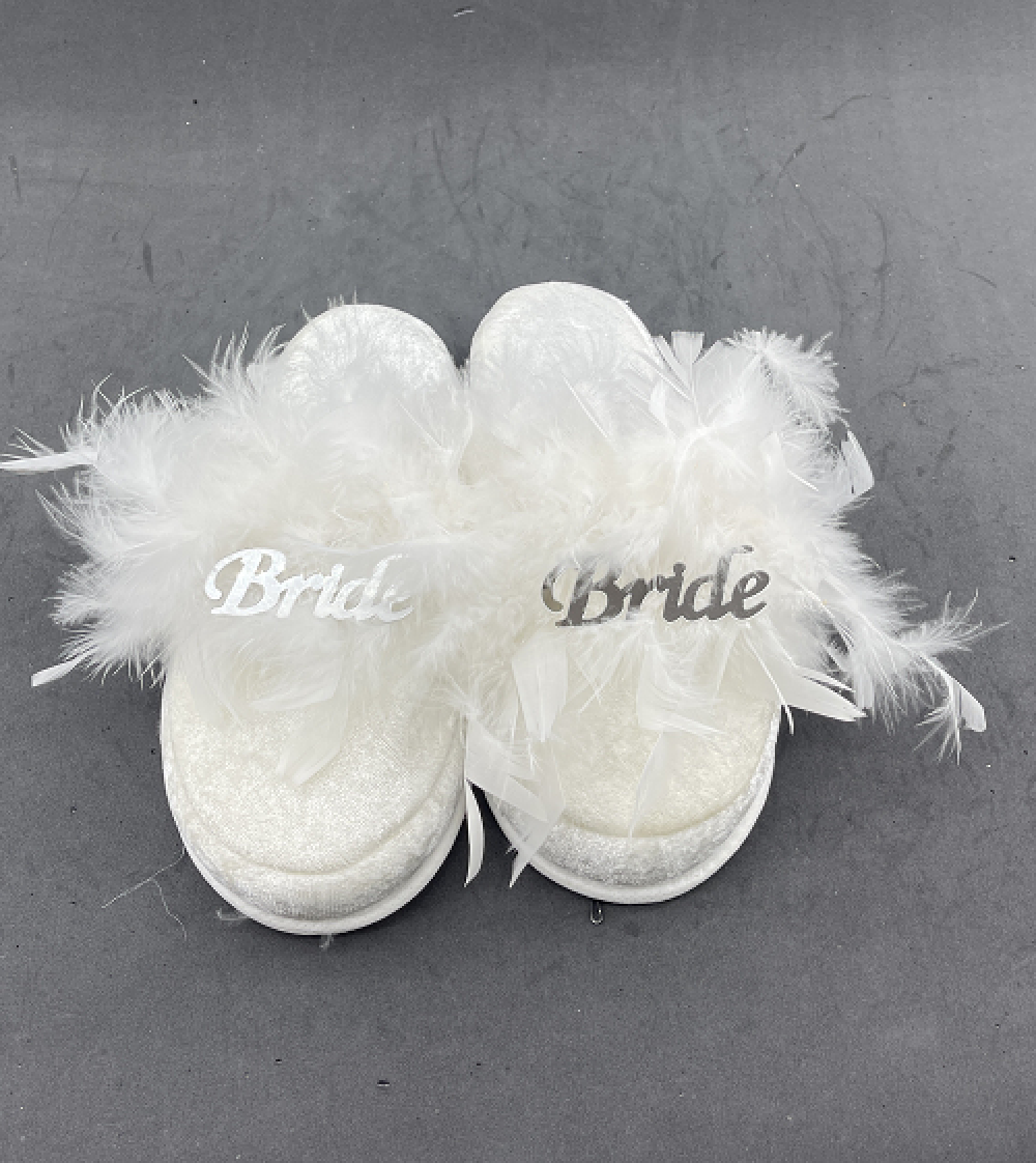Bride Terlik Tüylü Model