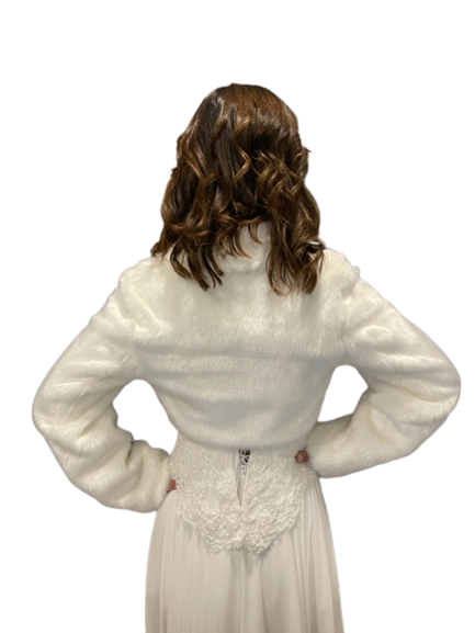 Kısa Kristal Broş Detaylı Gelin Etol Kürk Bolero Kısa Kristal Broş Detaylı Gelin Etol Kürk Bolero