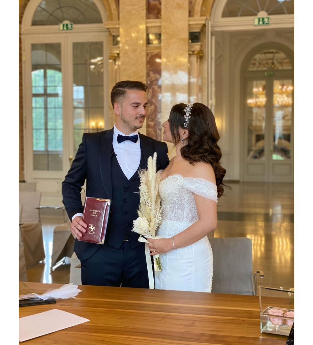 Fransız Dantel Dizaynlı Romantik Balık Gelinlik Fransız Dantel Dizaynlı Romantik Balık Gelinlik