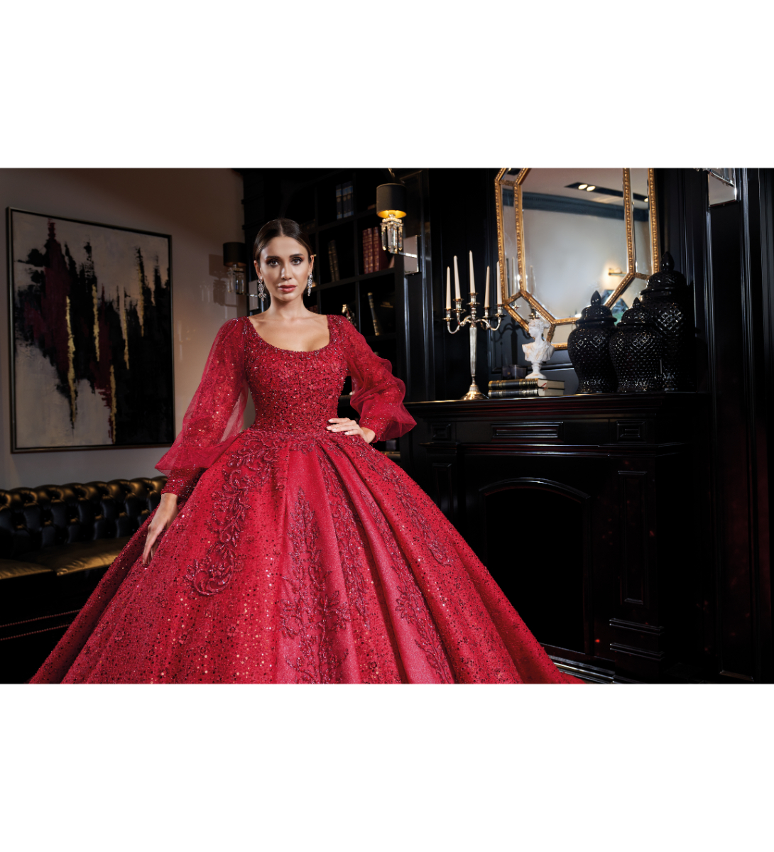 Kasnak Dantel Pileli Prenses Kınalık Kasnak Dantel Pileli Prenses Kınalık