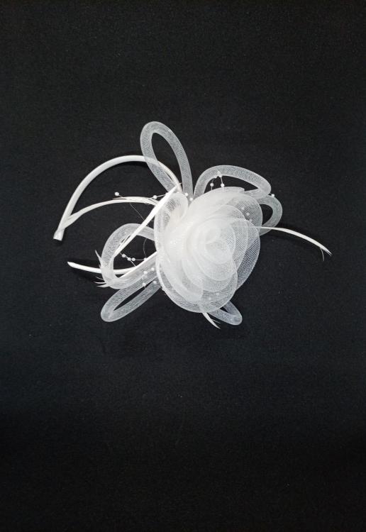 Gül Şeklinde İncili Nikah Tacı 