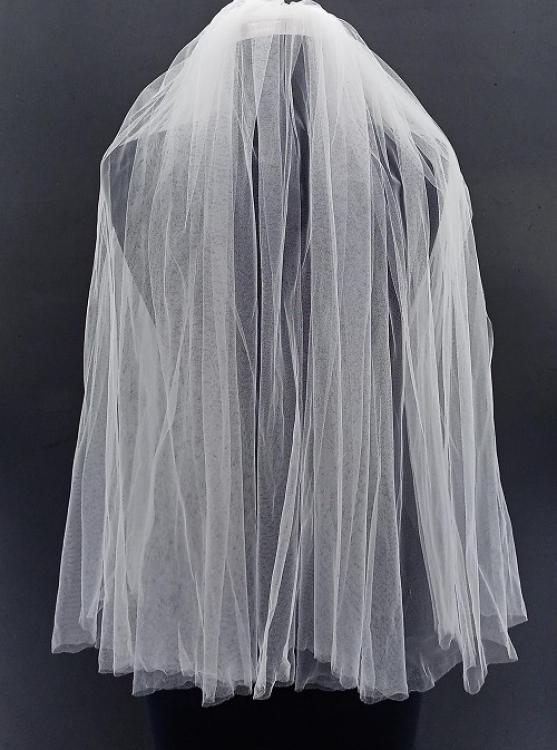 Kısa Sade Gelin Duvağı