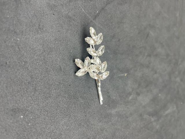 Kristal Taşlarla Süslenmiş Nişan Kına Gelin Saç Tokası