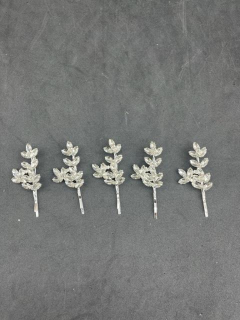 Kristal Taşlarla Süslenmiş Nişan Kına Gelin Saç Tokası