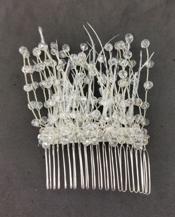 Kristallerden Oluşan Gelin Tokası