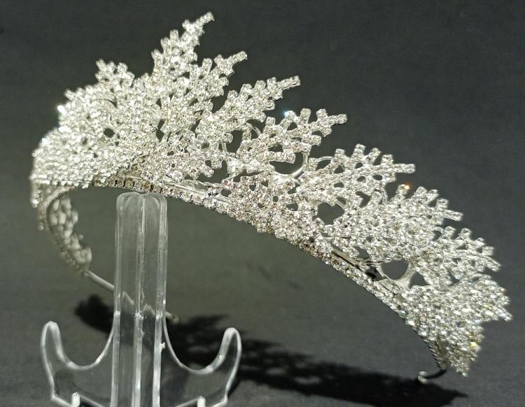 Zirkon Kaplama Prenses Model Gelin Tacı 